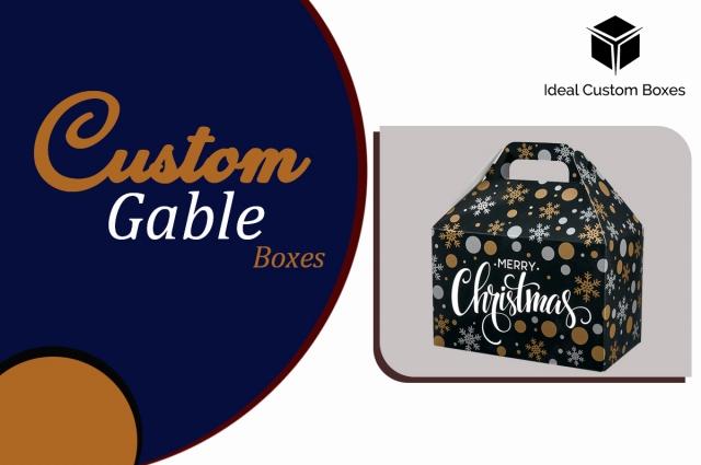 Excellent And Attractive Packaging With Custom Gable Boxes Wholesale